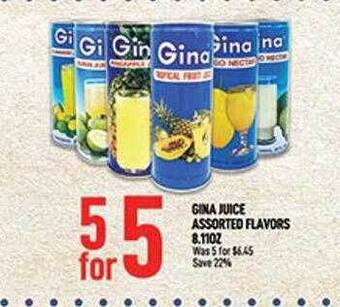 Seafood City Gina juice offer