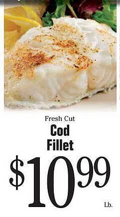 Morton Williams Cod fillet offer