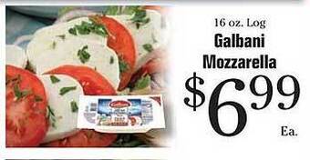 Morton Williams Galbani mozzarella offer