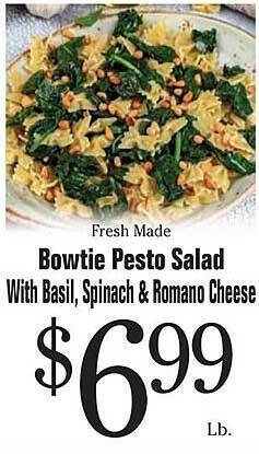 Bowtie pesto salad