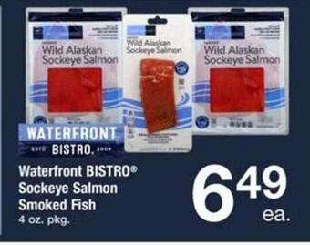 ACME Waterfront bistro® sockeye salmon smoked fish offer