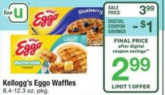 ACME Kellogg's eggo waffles offer
