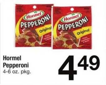 ACME Hormel pepperoni offer