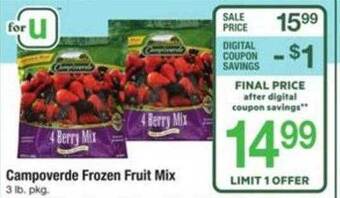 ACME Campoverde frozen fruit mix offer