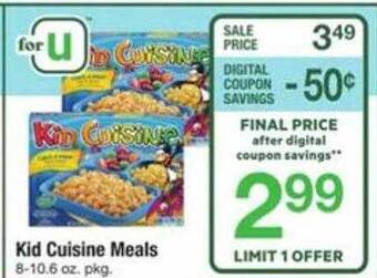 ACME Kid cuisine meals offer