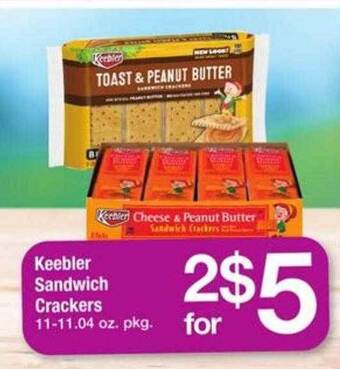 ACME Keebler sandwich crackers offer