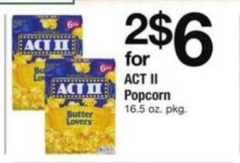 ACME Act ii popcorn offer