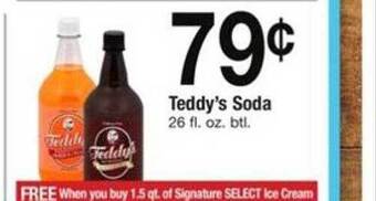 ACME Teddy's soda offer