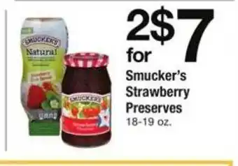 ACME Smucker's strawberry preserves offer