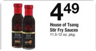 ACME House of tsang stir fry sauces offer
