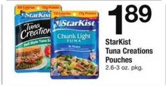ACME Starkist tuna creations pouches offer