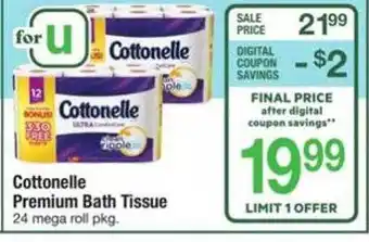 ACME Cottonelle premium bath tissue offer