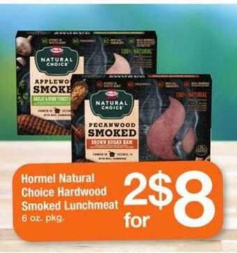 ACME Hormel natural choice hardwood smoked lunchmeat offer