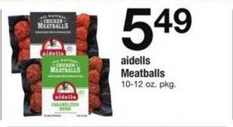 ACME Aidells meatballs offer