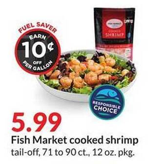 Hy-Vee Fish market cooked shrimp offer