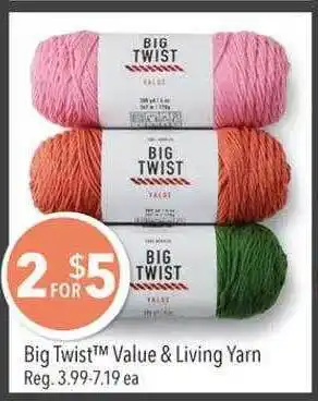 Big twist™ value & living yarn