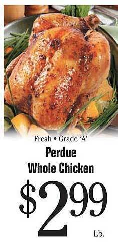 Morton Williams Perdue whole chicken offer