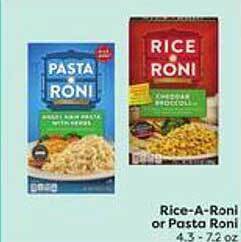 Weis Markets Rice-a-roni or pasta roni offer