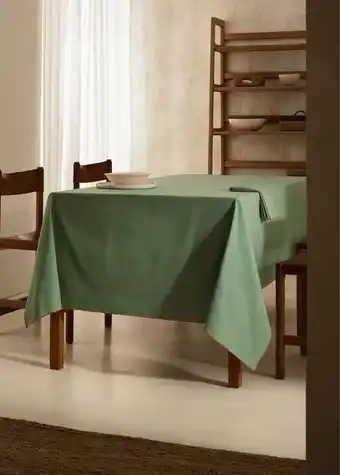 Mango 100% organic cotton tablecloth 5906x5906 in offer