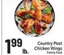 Foodarama Country post chicken wings offer