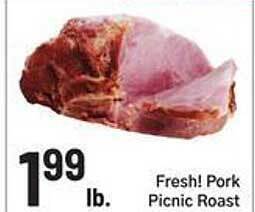 Foodarama Fresh! pork picnic roast offer