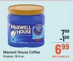 Foodarama Maxwell house coffee offer