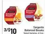 Sargento balanced breaks