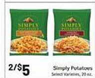Foodarama Simply potatoes offer