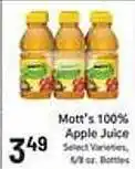Foodarama Mott's 100% apple juice offer