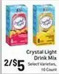 Crystal light drink mix