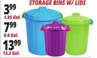 Ocean State Job Lot Storage bins w lids offer
