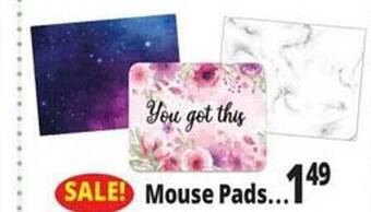 Ocean State Job Lot Mouse pads offer