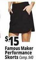Ocean State Job Lot Famous maker performance skorts offer