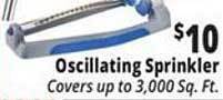 Ocean State Job Lot Oscillating sprinkler offer