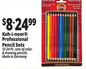 Ocean State Job Lot Koh-i-noor professional pencil sets offer