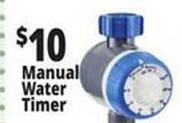 Ocean State Job Lot Manual water timer offer
