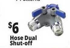 Ocean State Job Lot Hose dual shut-off offer