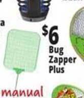 Ocean State Job Lot Bug zapper plus offer