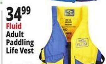 Ocean State Job Lot Fluid adult paddling life vest offer