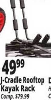 Ocean State Job Lot J-cradle rooftop kayak rack offer