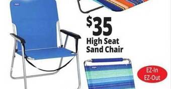 Ocean State Job Lot High seat sand chair offer
