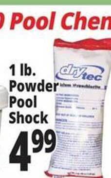 Ocean State Job Lot 1 lb powder pool shock offer
