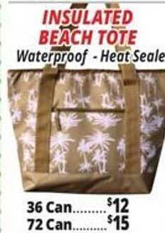 Ocean State Job Lot Insulated beach tote offer