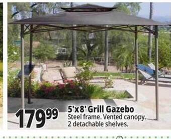 Ocean State Job Lot 5'x8' grill gazebo offer