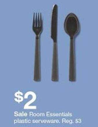 Target Room essentials plastic serveware offer