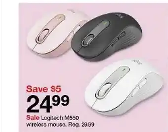 Target Logitech m550 wireless mouse offer