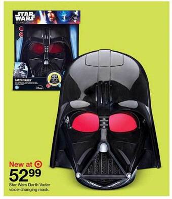 Target Star wars darth vader voice-changing mask offer