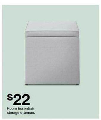 Target Room essentials storage ottoman offer