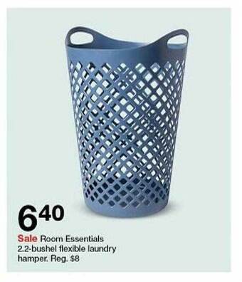 Target Room essentials 2.2-bushell flexible laundry hamper offer