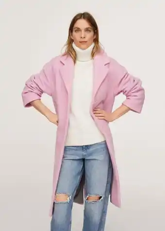 Mango Oversize wool coat offer